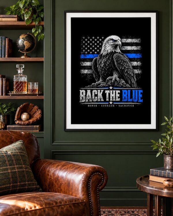 Back the Blue Poster