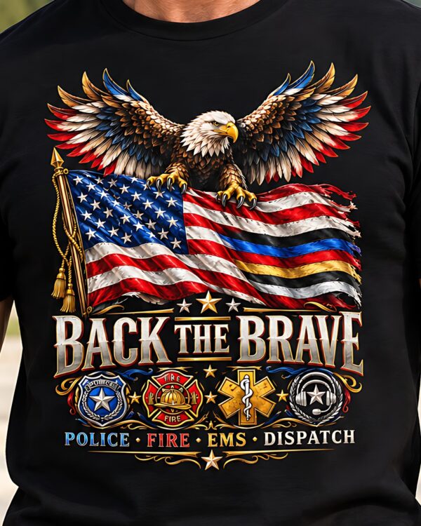 Back the Brave First Responders Tee