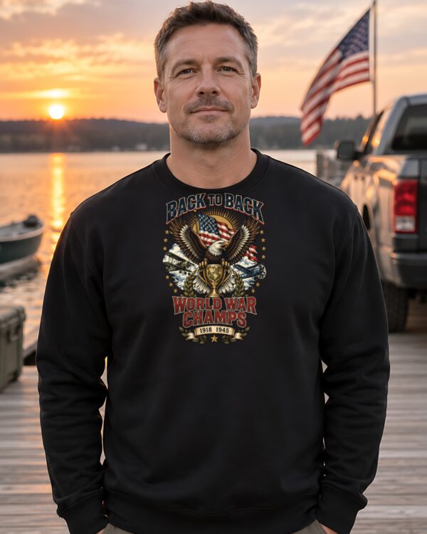 Back to Back World War Champs Crewneck Sweatshirt