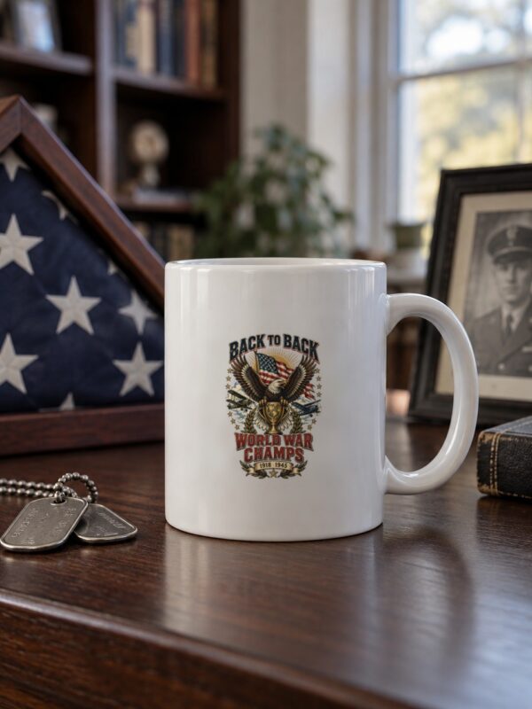 Back to Back World War Champs Mug
