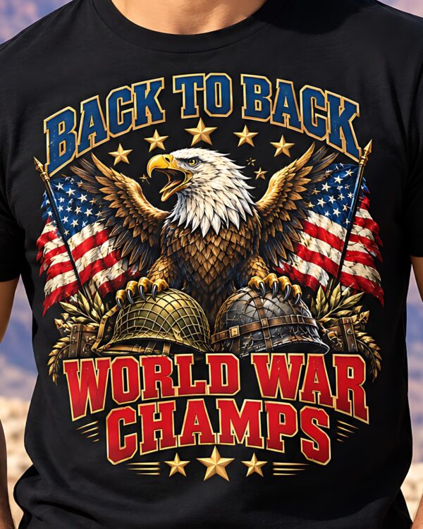 Back to Back World War Champs Tee