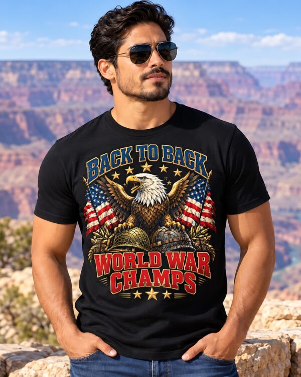 Back to Back World War Champs Tee