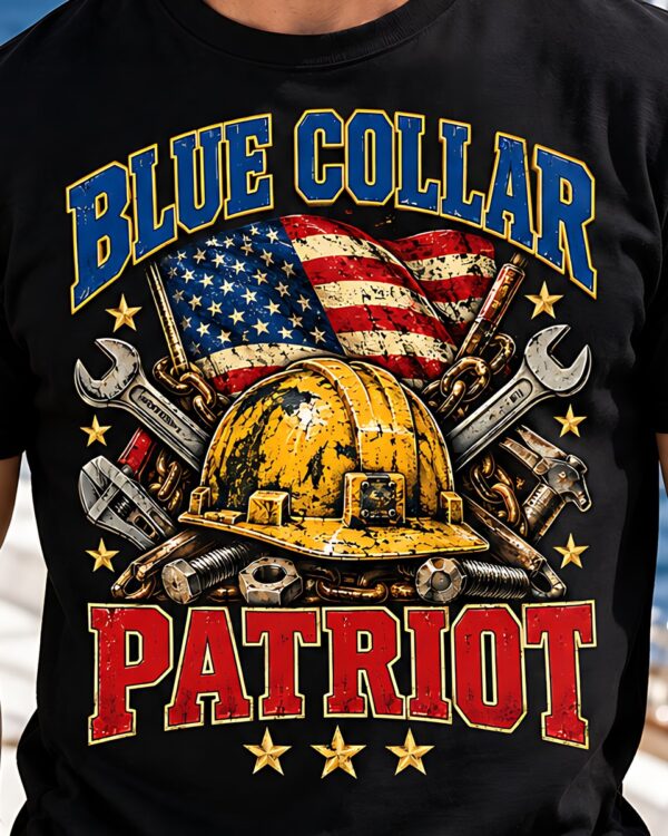 Blue Collar Patriot Tee