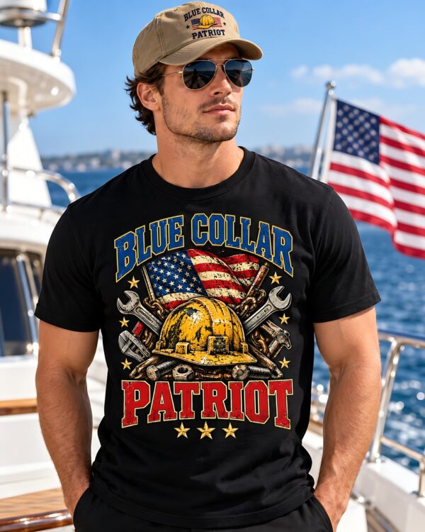 Blue Collar Patriot Tee