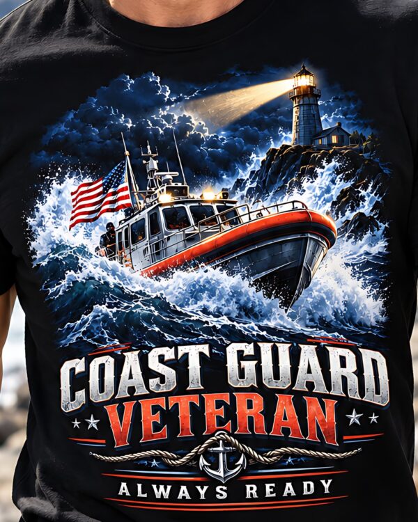 Coast Guard Veteran Always Ready Tee