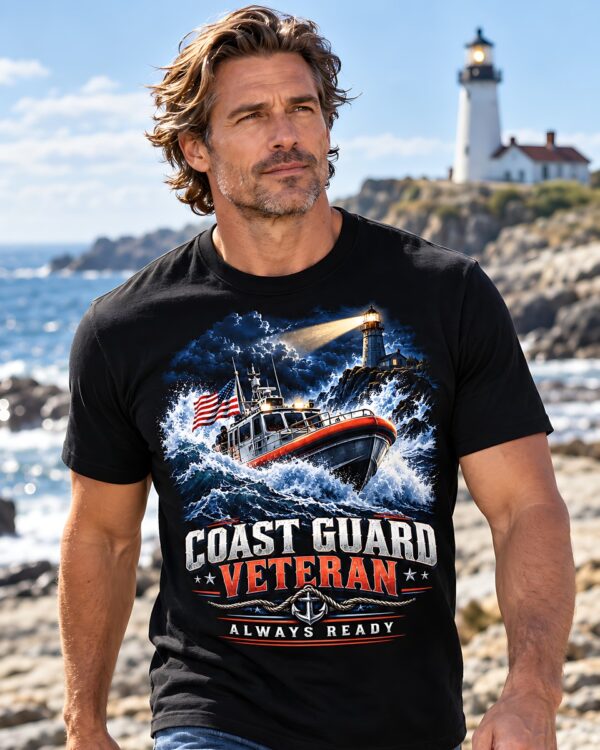 Coast Guard Veteran Always Ready Tee
