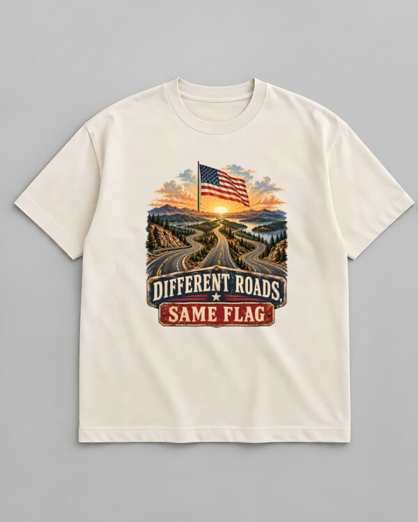 Different Roads, Same Flag Tee
