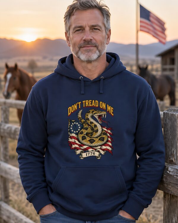 Don't Tread on Me Rattlesnake Hoodie