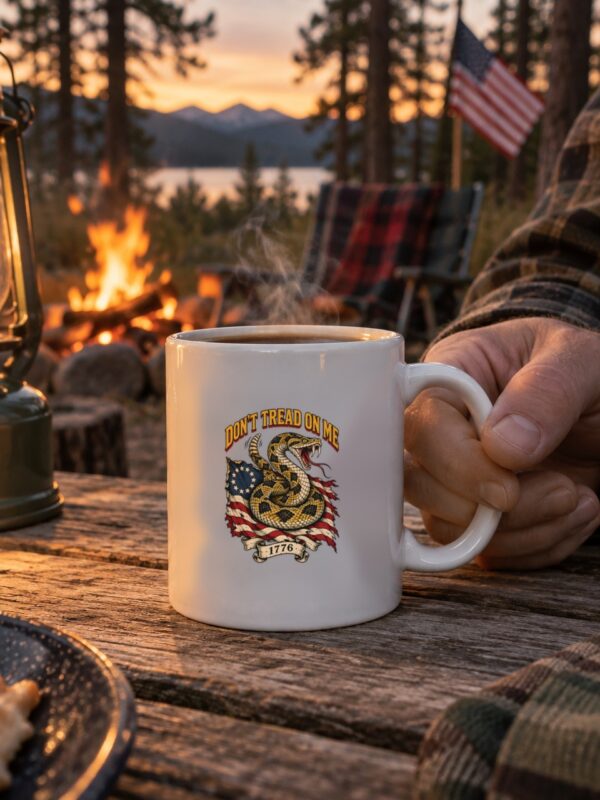 Don't Tread on Me Rattlesnake Mug