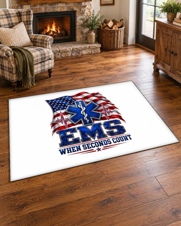 EMS When Seconds Count Area Rug