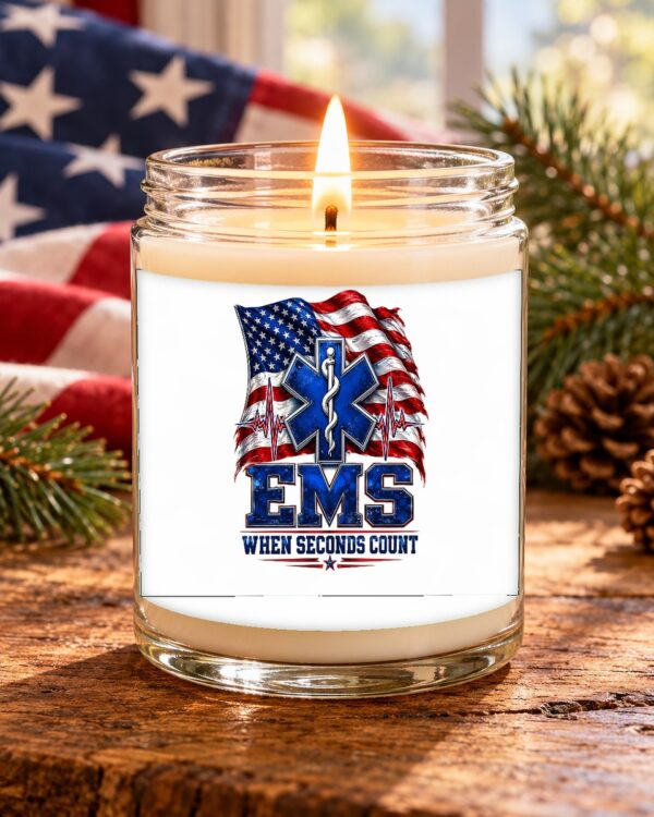 EMS When Seconds Count Soy Candle