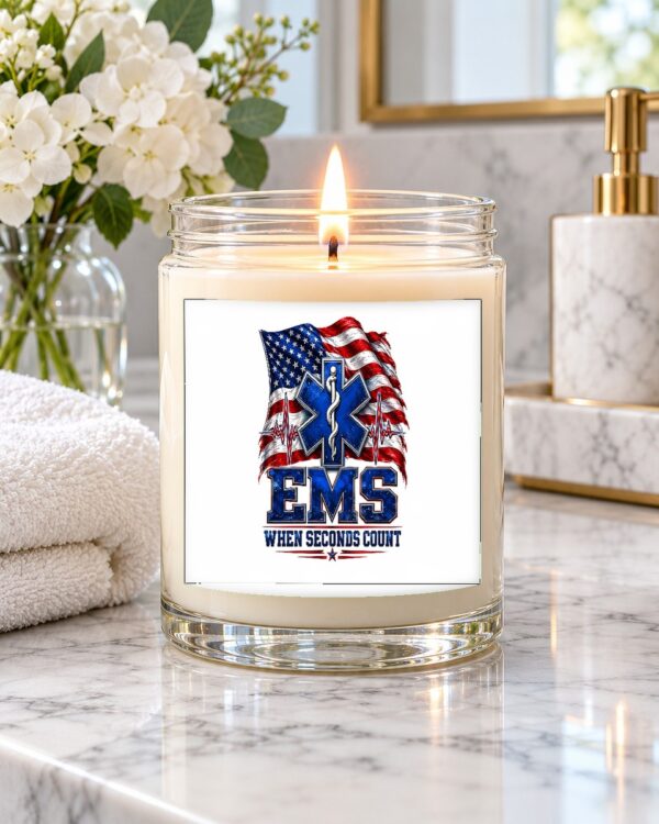 EMS When Seconds Count Soy Candle