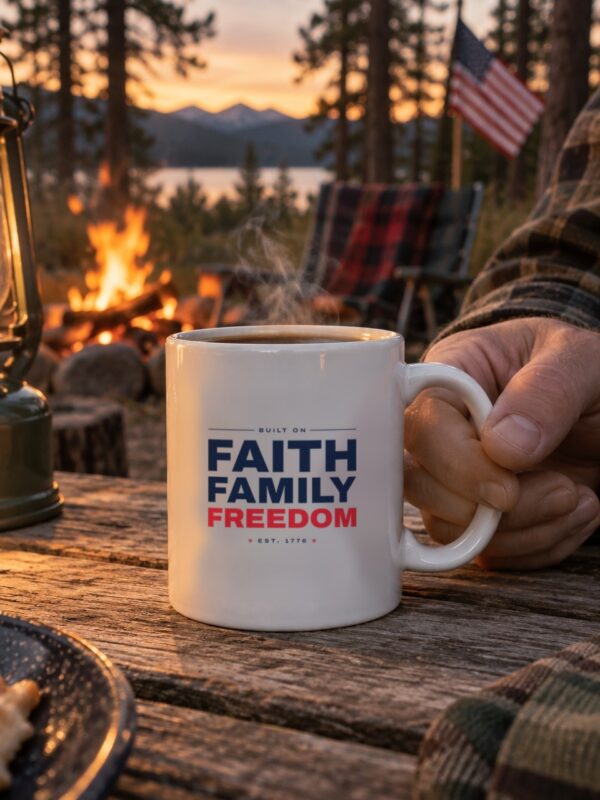 Faith Family Freedom Mug