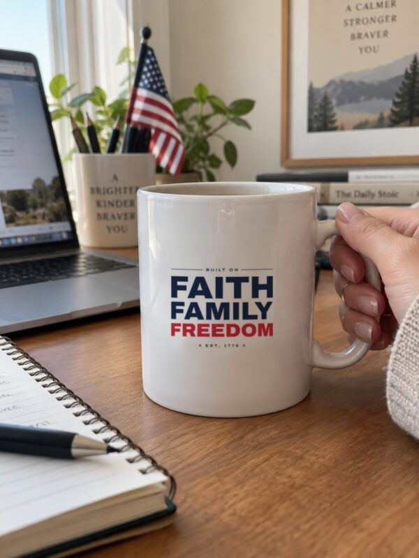 Faith Family Freedom Mug