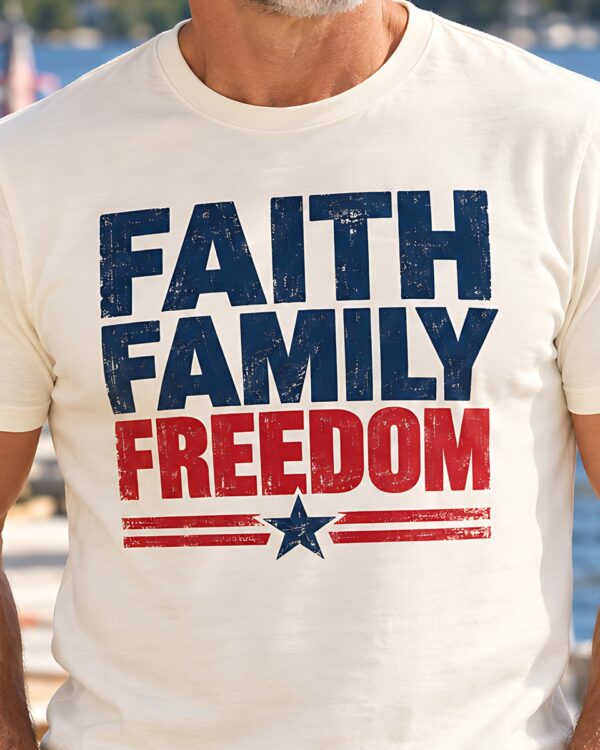 Faith Family Freedom Tee