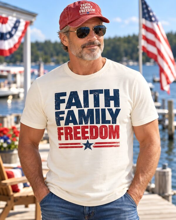 Faith Family Freedom Tee
