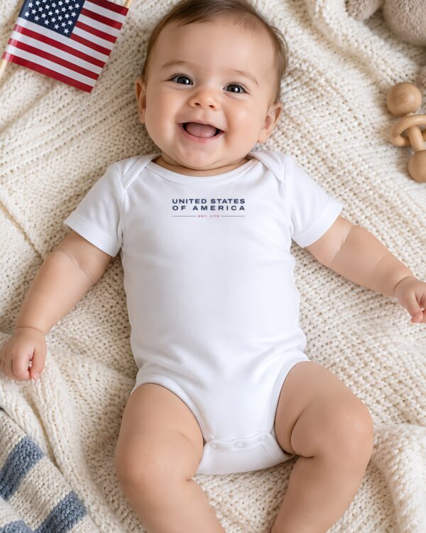 United States of America Est. 1776 Baby Bodysuit