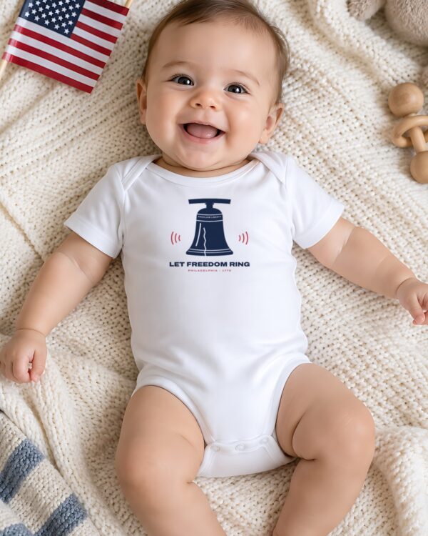 Let Freedom Ring Liberty Bell Baby Bodysuit
