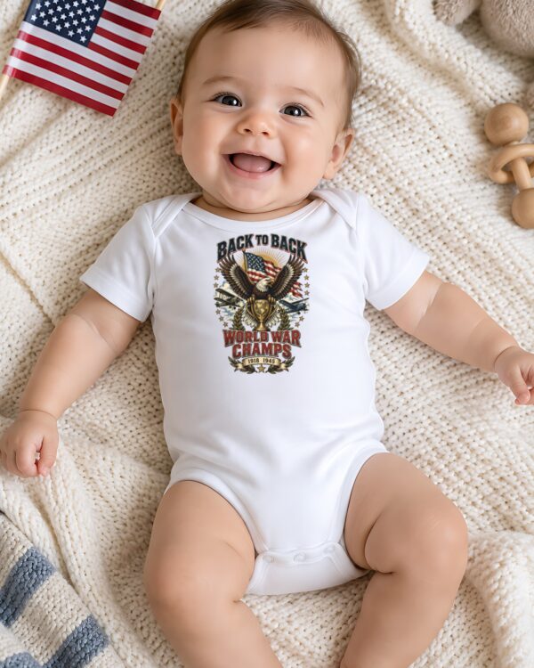 Back to Back World War Champs Baby Bodysuit