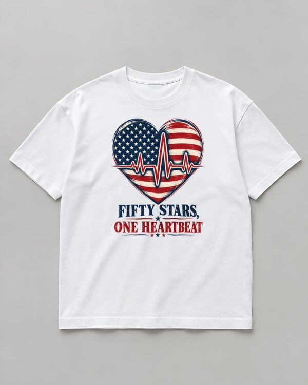 Fifty Stars, One Heartbeat Tee