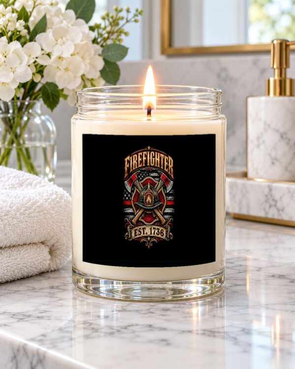 Firefighter Est. 1736 Soy Candle