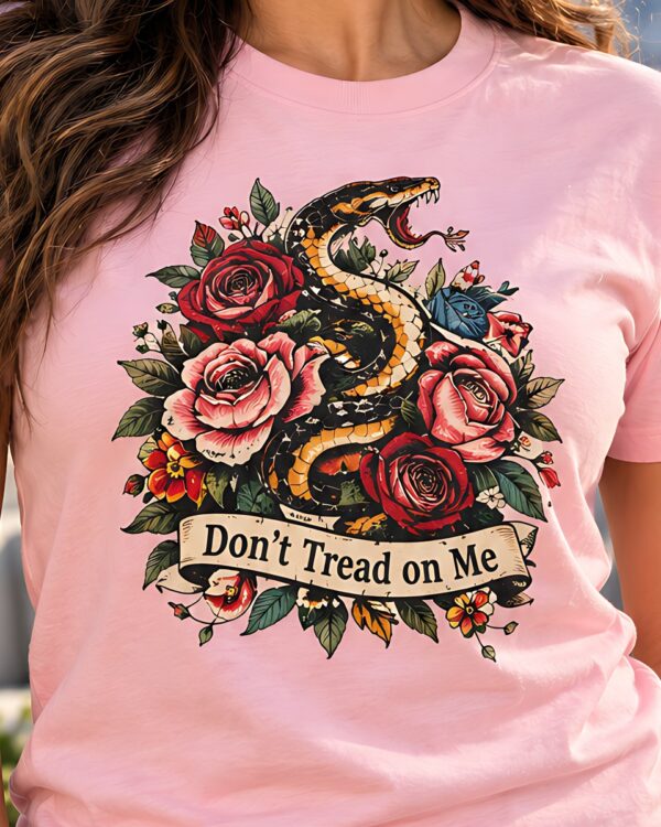Floral Don’t Tread on Me Tee