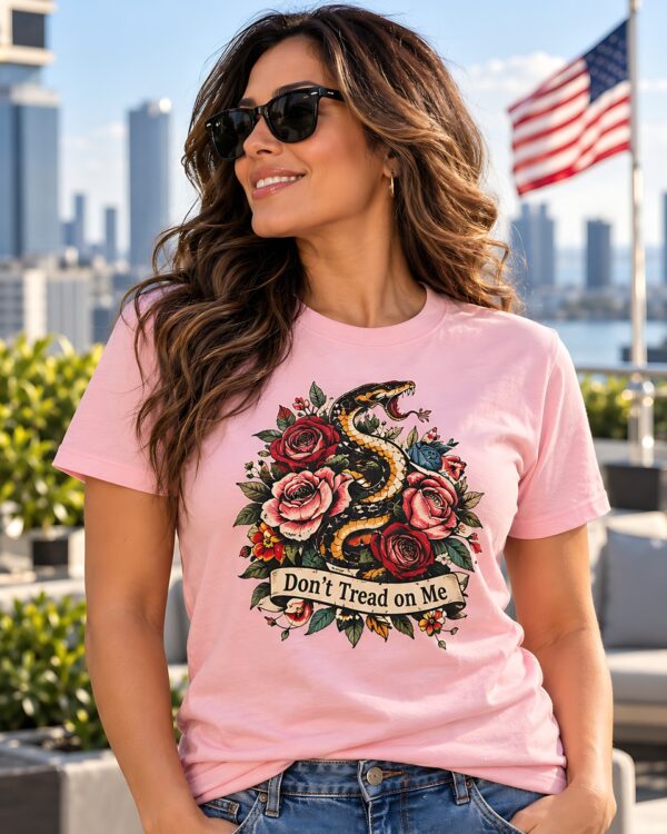 Floral Don’t Tread on Me Tee
