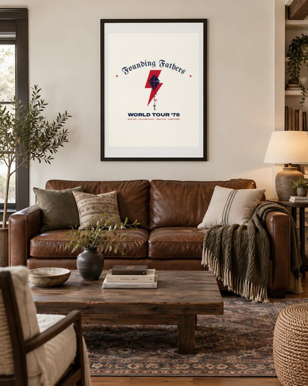 Founding Fathers World Tour '76 Poster