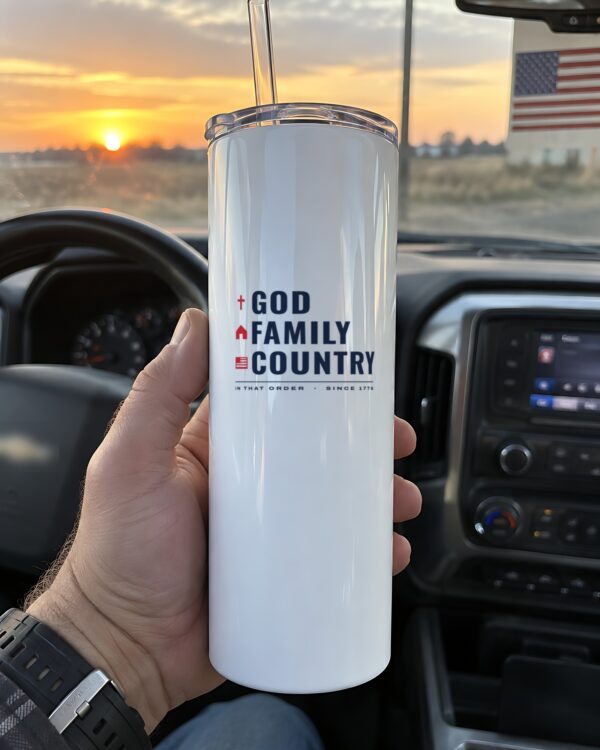 God Family Country 20oz Tumbler