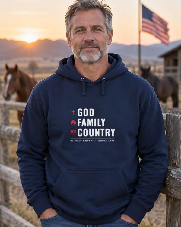 God Family Country Hoodie
