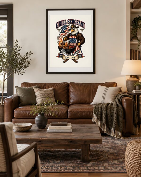 Grill Sergeant Eagle Poster