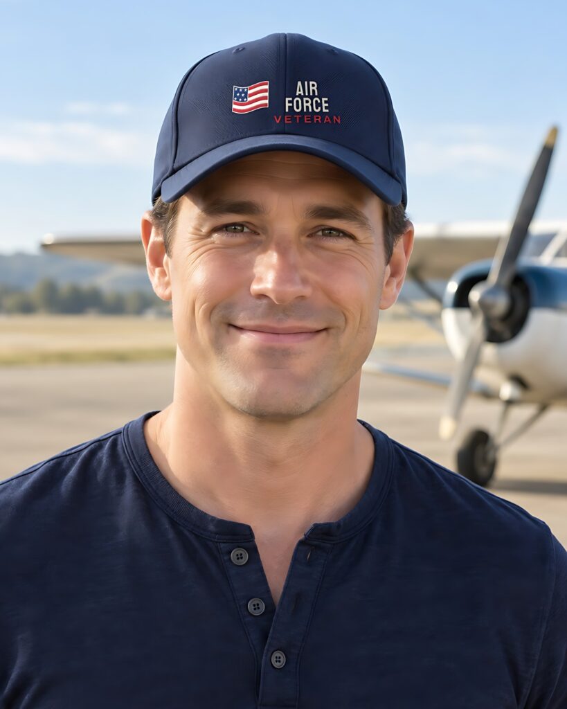 Air Force Veteran Flag Dad Hat