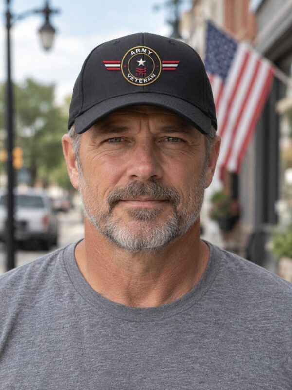 Army Veteran Patch Dad Hat