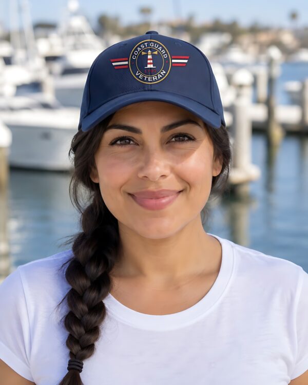 Coast Guard Veteran Patch Dad Hat