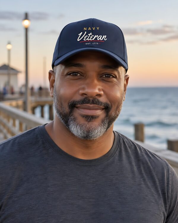 Navy Veteran Script Dad Hat