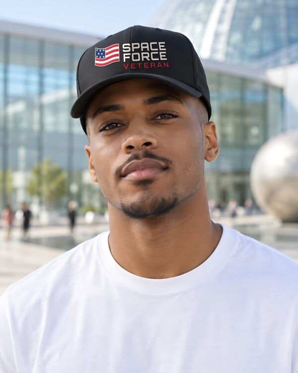 Space Force Veteran Flag Dad Hat