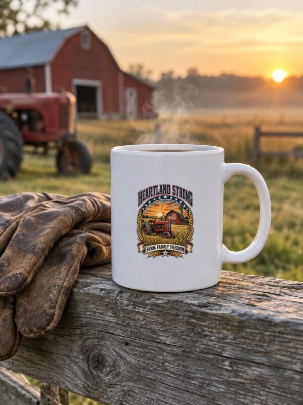 Heartland Strong Tractor & Barn Mug