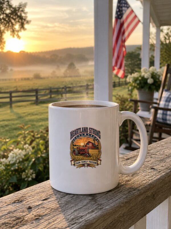 Heartland Strong Tractor & Barn Mug
