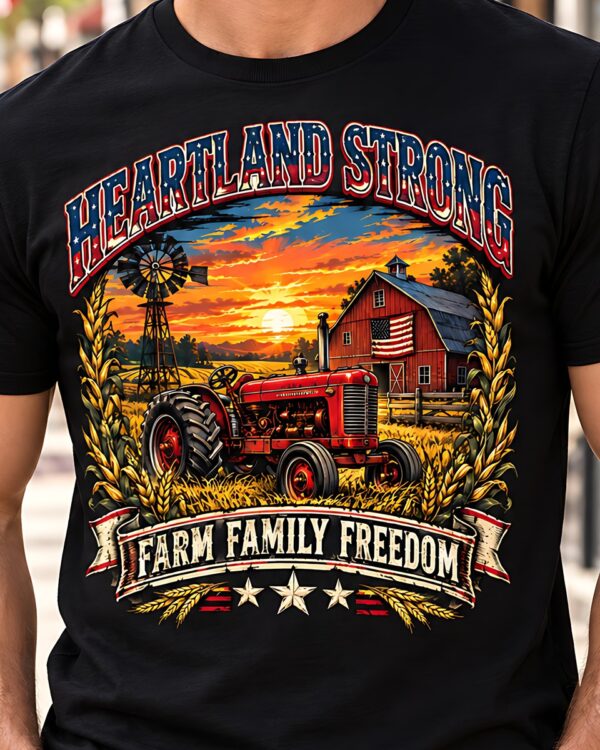 Heartland Strong Tractor & Barn Tee