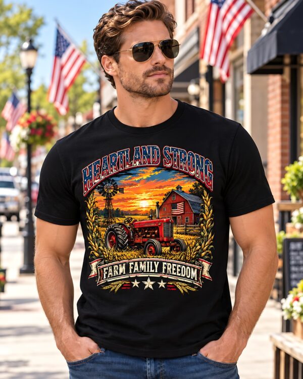 Heartland Strong Tractor & Barn Tee