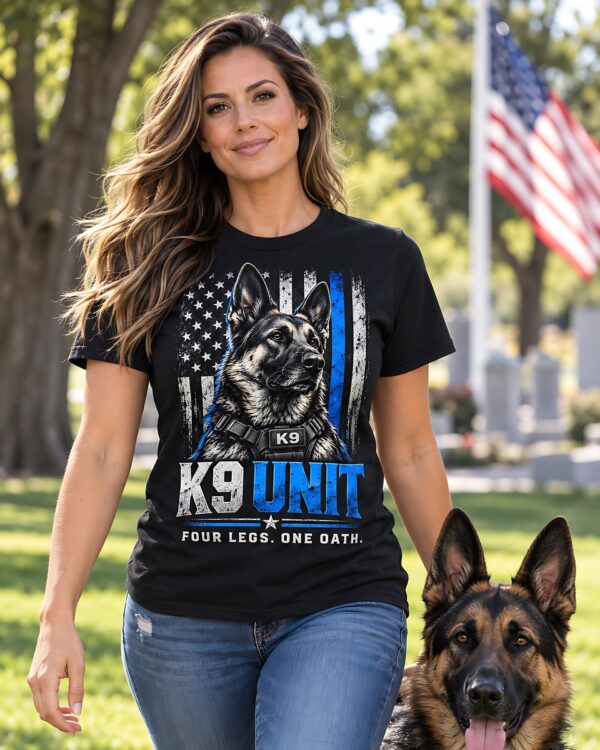 K9 Unit Four Legs One Oath Tee