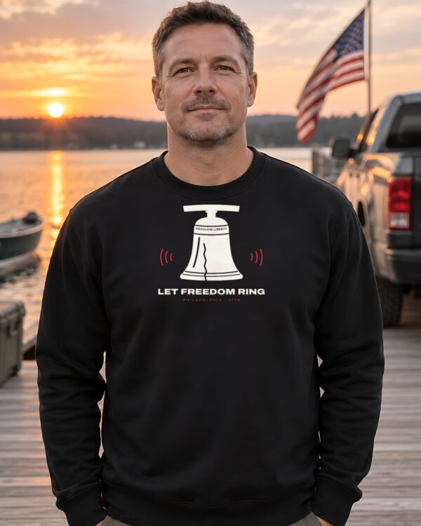Let Freedom Ring Liberty Bell Crewneck Sweatshirt
