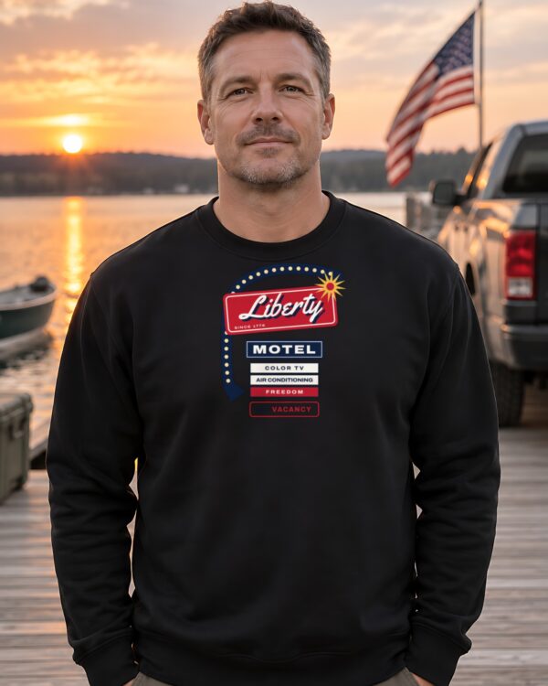 Liberty Motel Retro Americana Crewneck Sweatshirt
