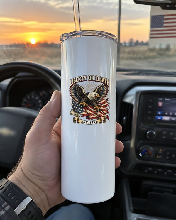Liberty or Death Eagle 20oz Tumbler