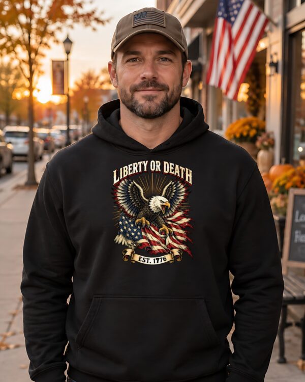 Liberty or Death Eagle Hoodie