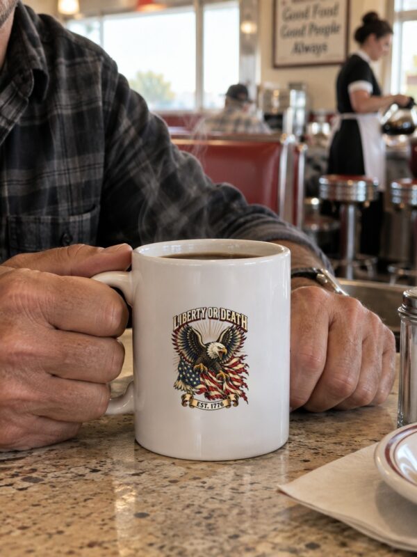 Liberty or Death Eagle Mug