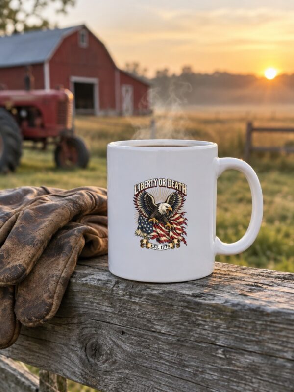 Liberty or Death Eagle Mug