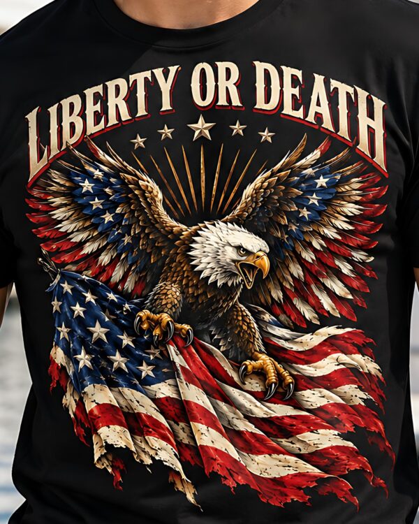 Liberty or Death Eagle Tee