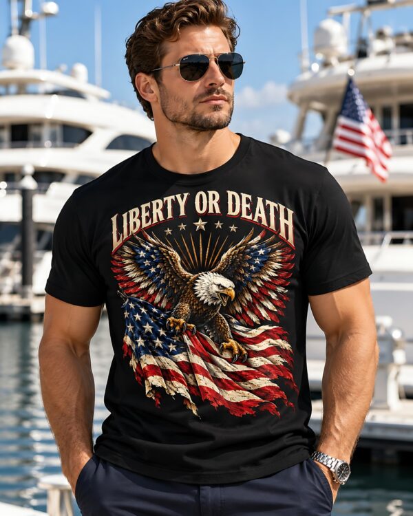 Liberty or Death Eagle Tee