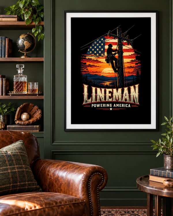 Lineman Powering America Poster